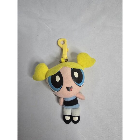 Bubbles The Powerpuff Girls Vintage Bag Backpack Clip 2000 With Zipper Pouch - Picture 1 of 7